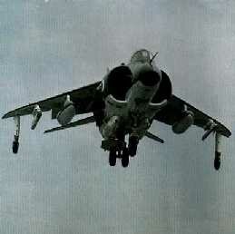 Sea Harrier en despegue
