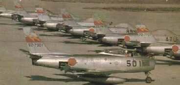 F-86F Sabre del 6� Escuadron de la Fuerza de Autodefensa japonesa
