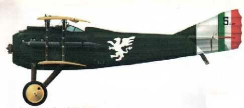 S.VII con insignias italianas de la Escuadrilla 91�