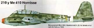 Me 410A-2 del 9./ZG 76 en el Norte de Italia 1944